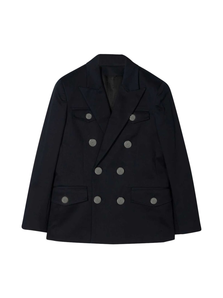 Balmain Double-breasted Blazer - Blu