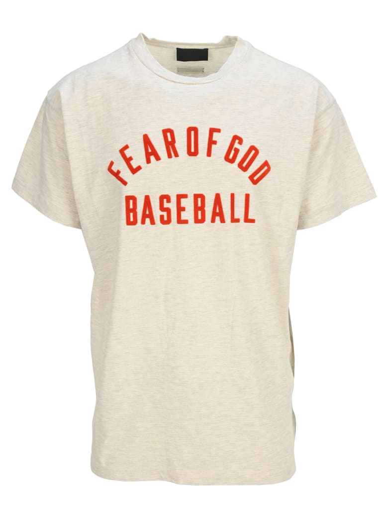 Fear of God Baseball Tee - CREAM RED