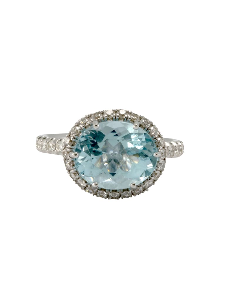Lo Spazio Jewelry Lo Spazio Aqua Lucente Ring(H) - Sky_Blue