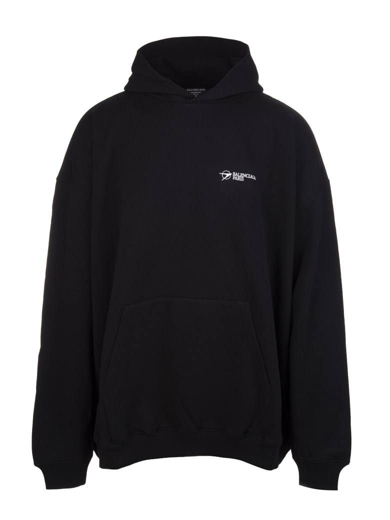 balenciaga hoodie black