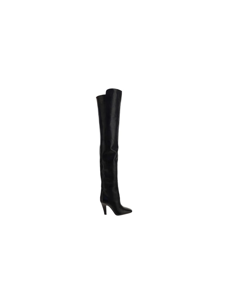 Saint Laurent Betty 95 Boots - Nero