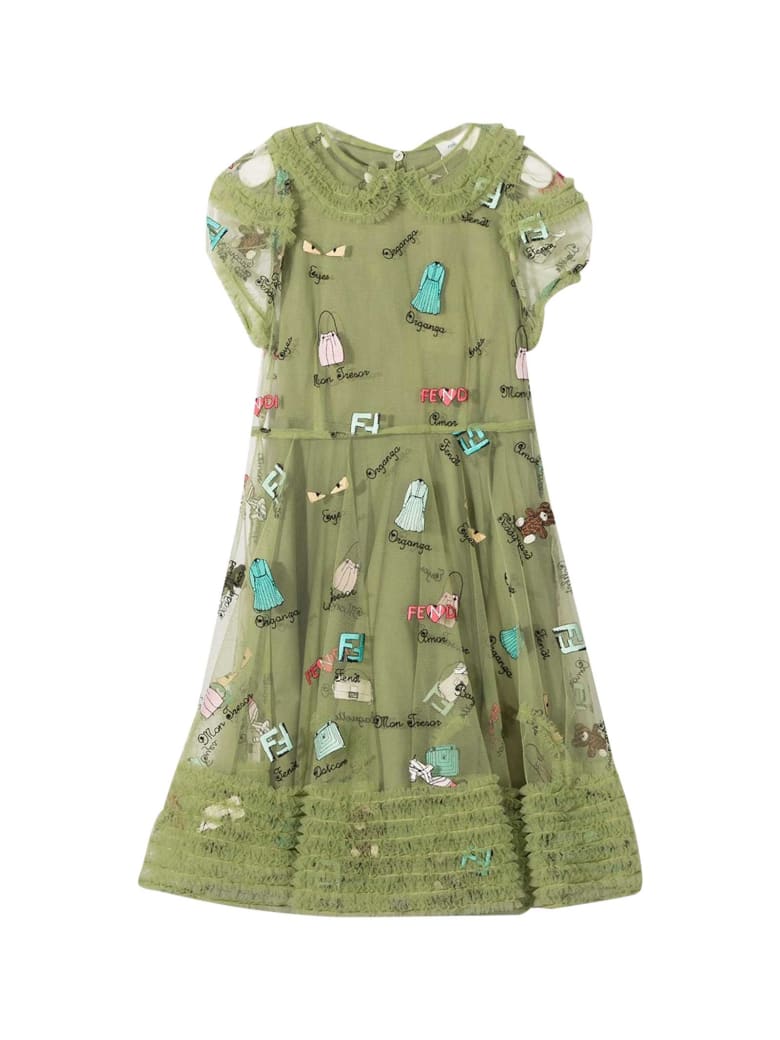 fendi green dress