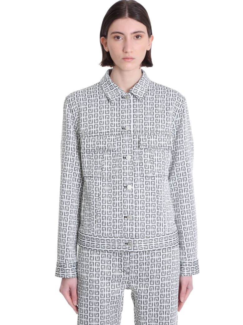 Givenchy Denim In White Denim - white