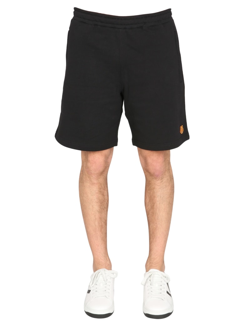 Kenzo Shorts With Logo - Nero.