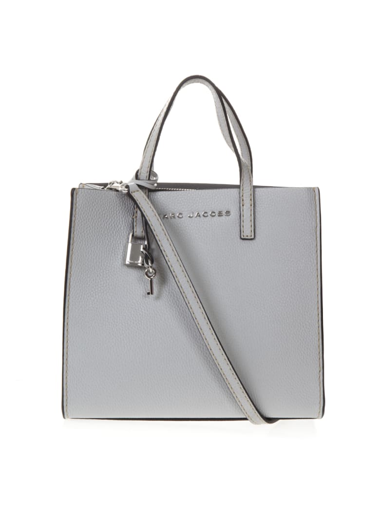 Marc Jacobs Mini Grind Gray Leather Tote Bag | italist