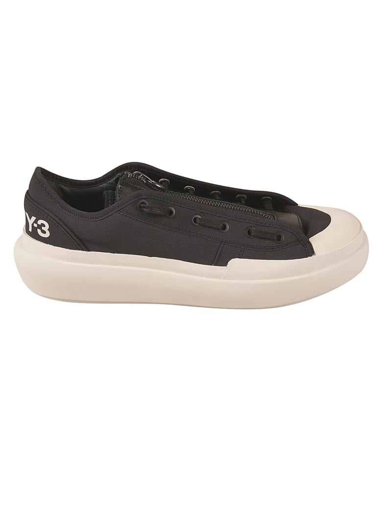 Y-3 Ajatu Court Low Sneakers - Black/White