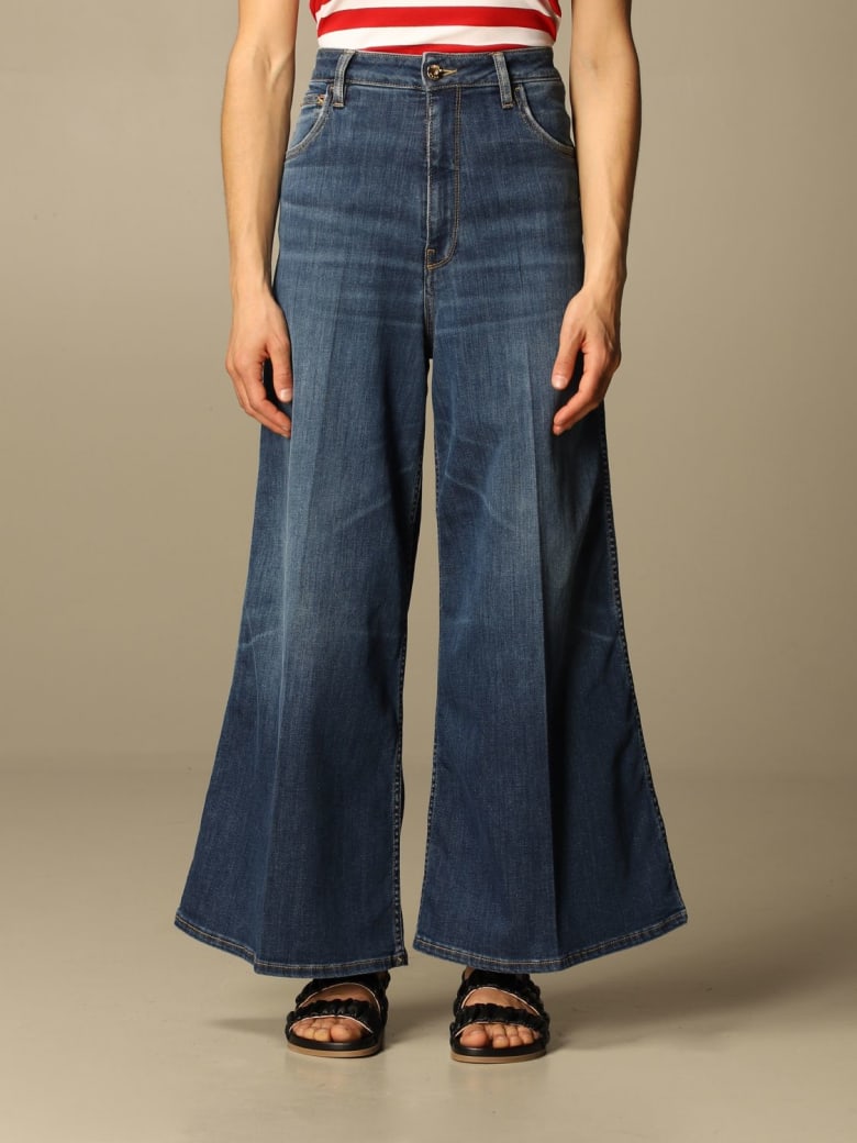 Cycle Jeans Loose Cycle Jeans In Washed Denim - Denim