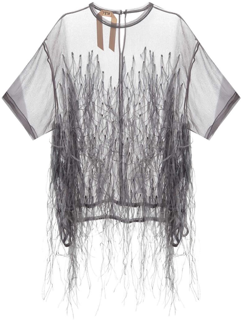 N.21 N°21 Blouse - Grey