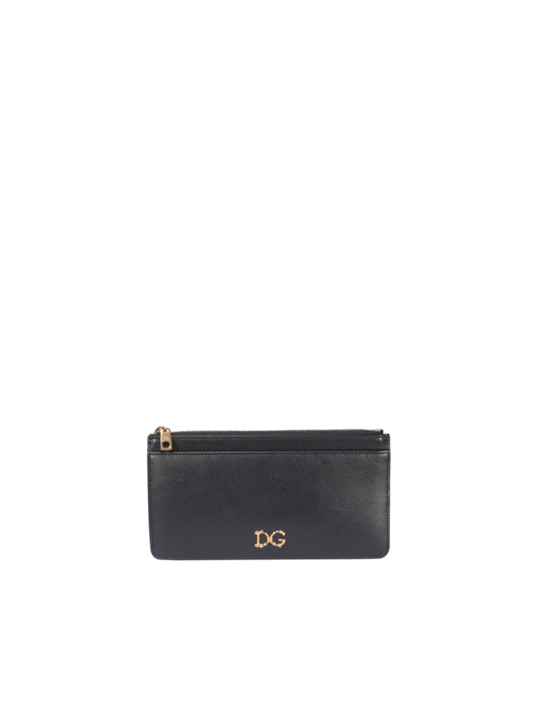 Dolce & Gabbana Zipped Cards Holder - Black