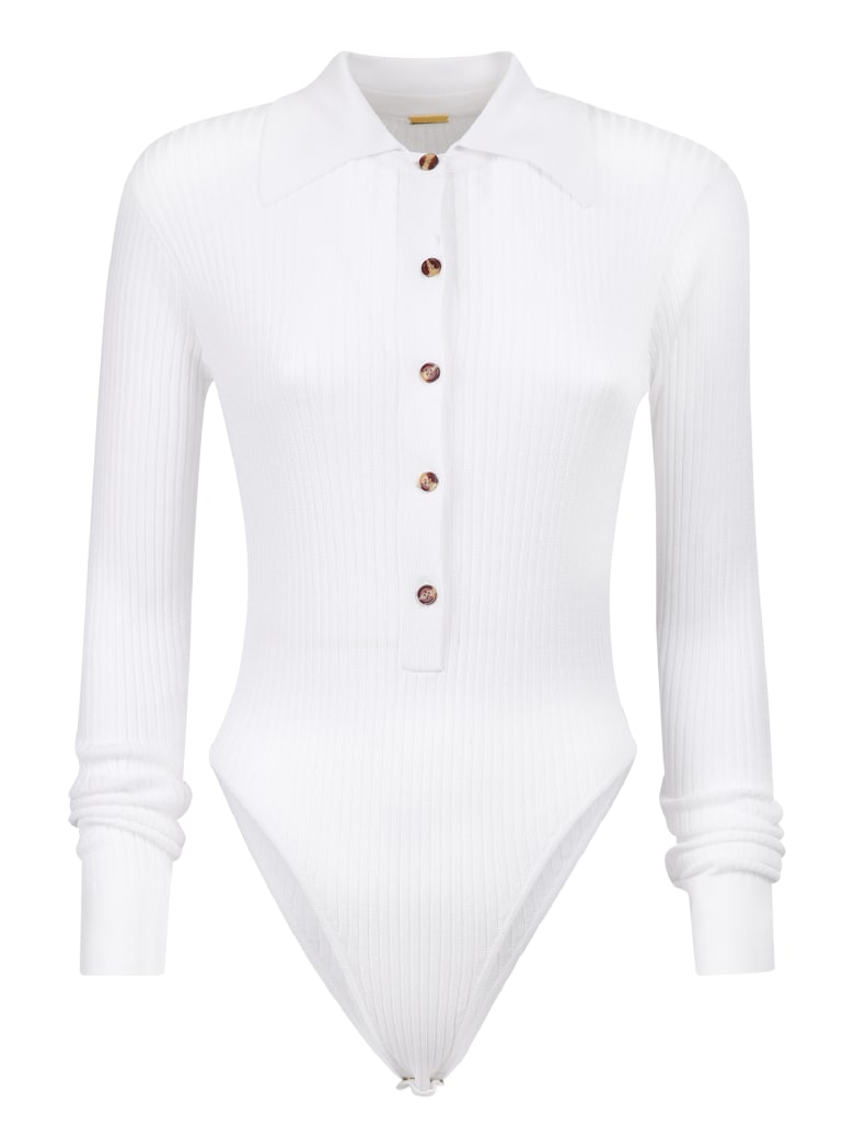 Dodo Bar Or Knitted Bodysuit - White