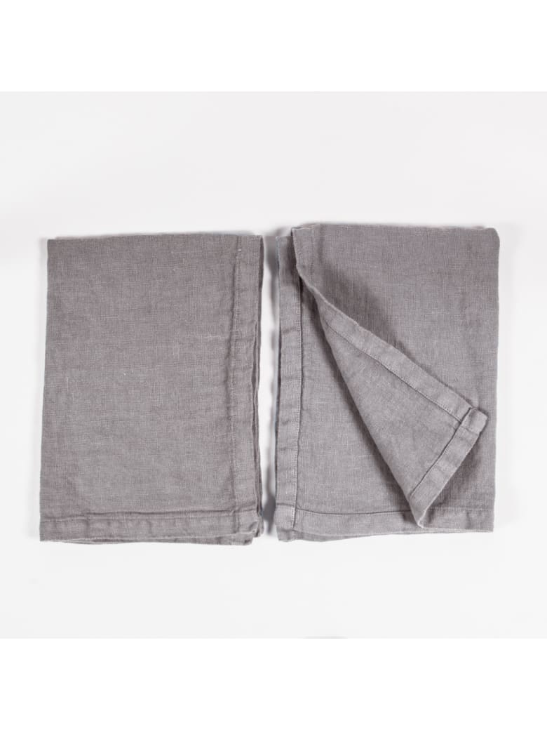 Once Milano Heavy Linen Placemats - Grey