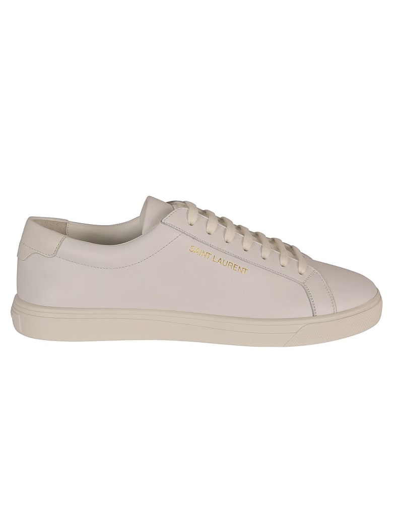 Saint Laurent Andy Low Top Sl Sneakers - Bianco