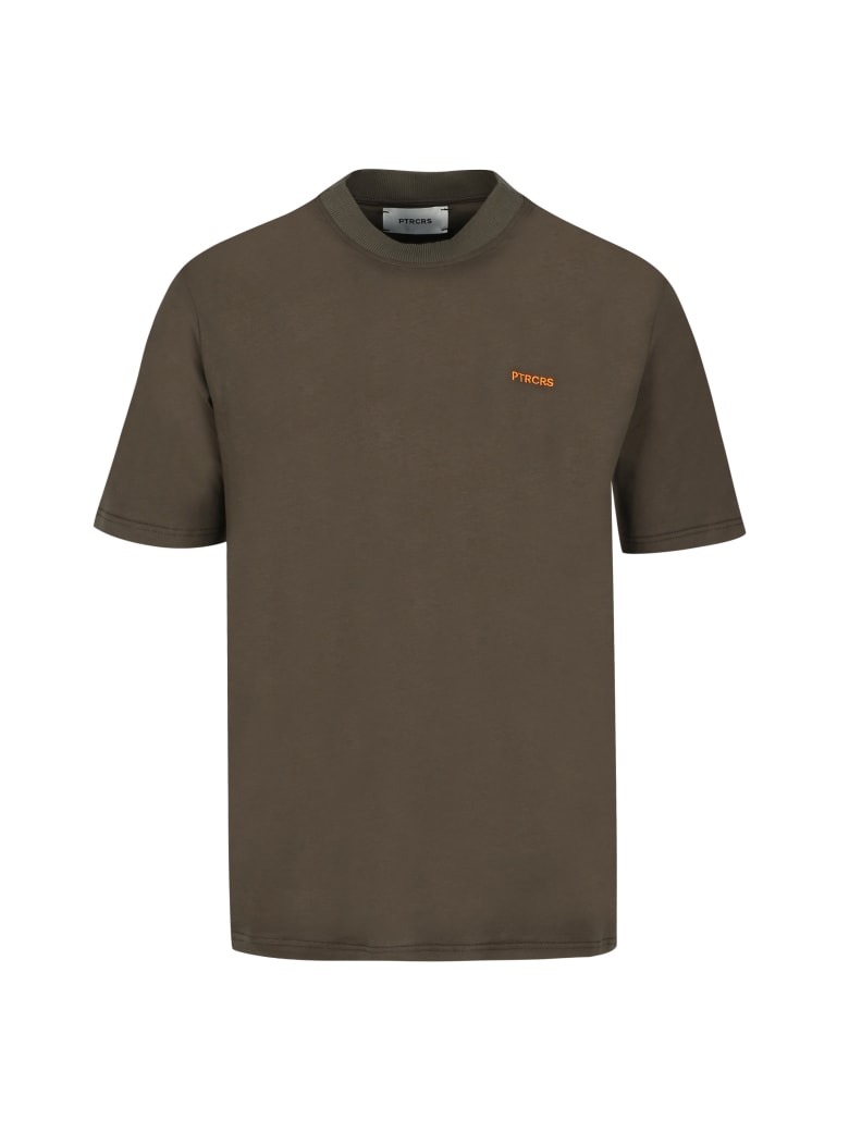 PTRCRS by Christian Petrini Crew-neck Cotton T-shirt - green