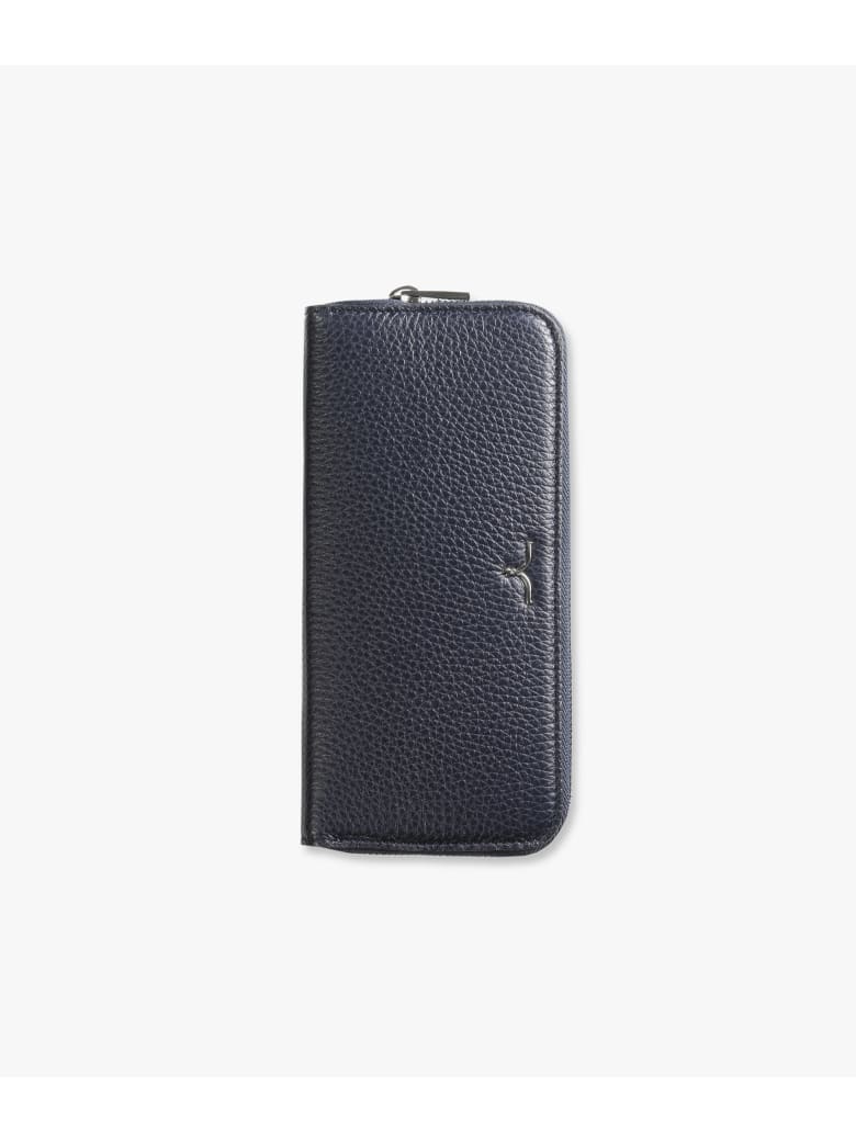 Larusmiani Wallet "black Swan" - navy