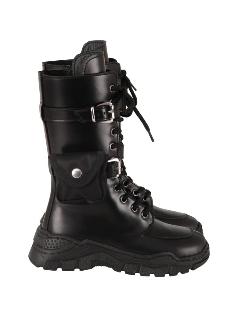 Gallucci Black Amphibious Shoes For Girl - Black