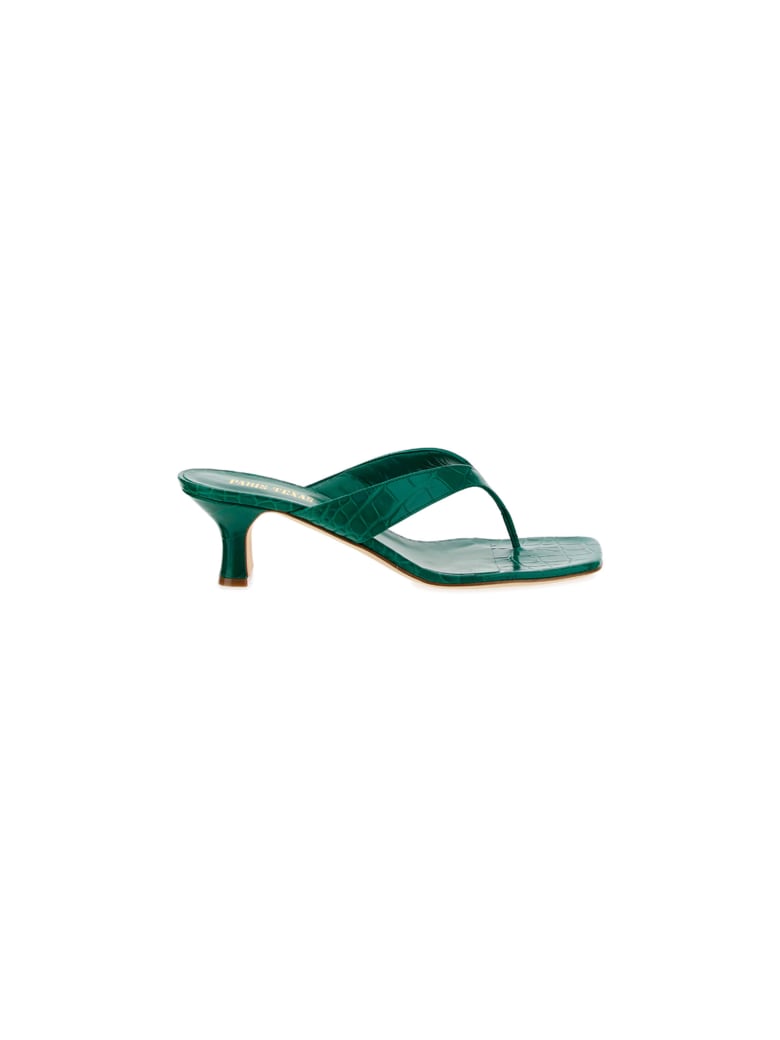 Paris Texas Mule Portofino - Green