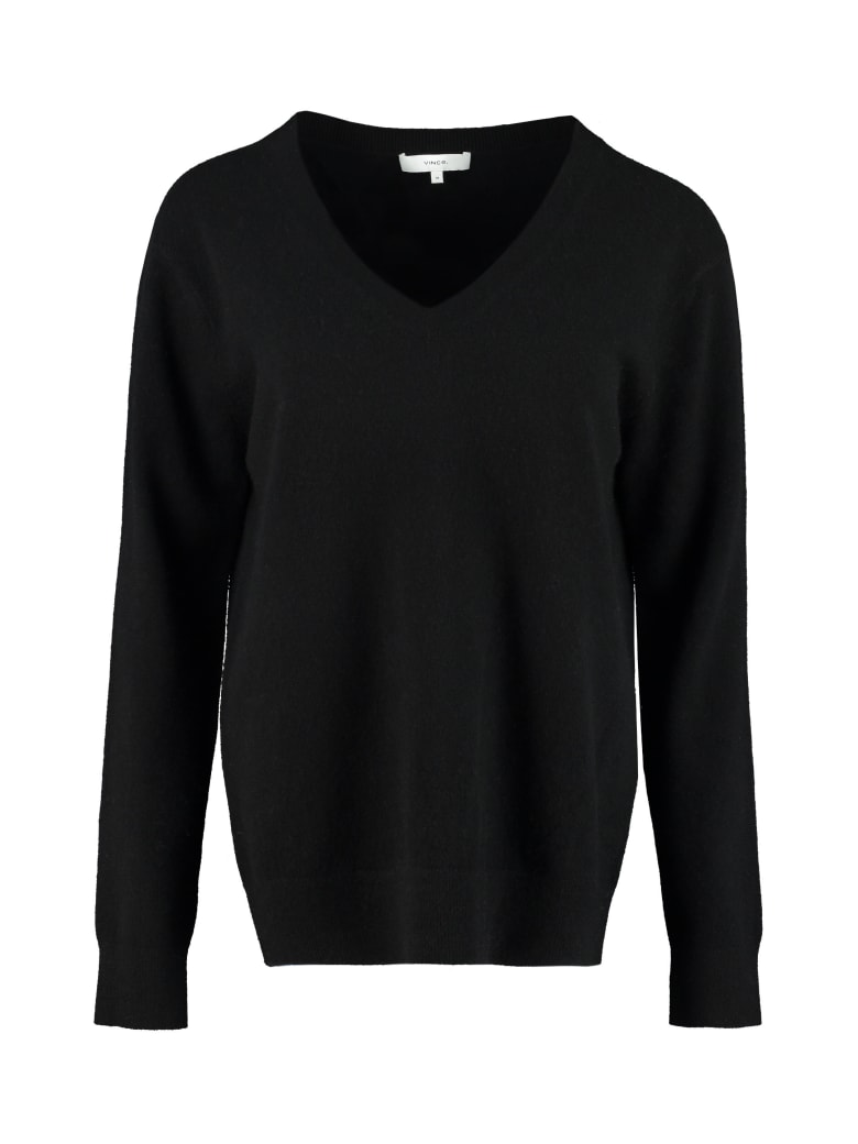 Vince Cashmere Sweater - black