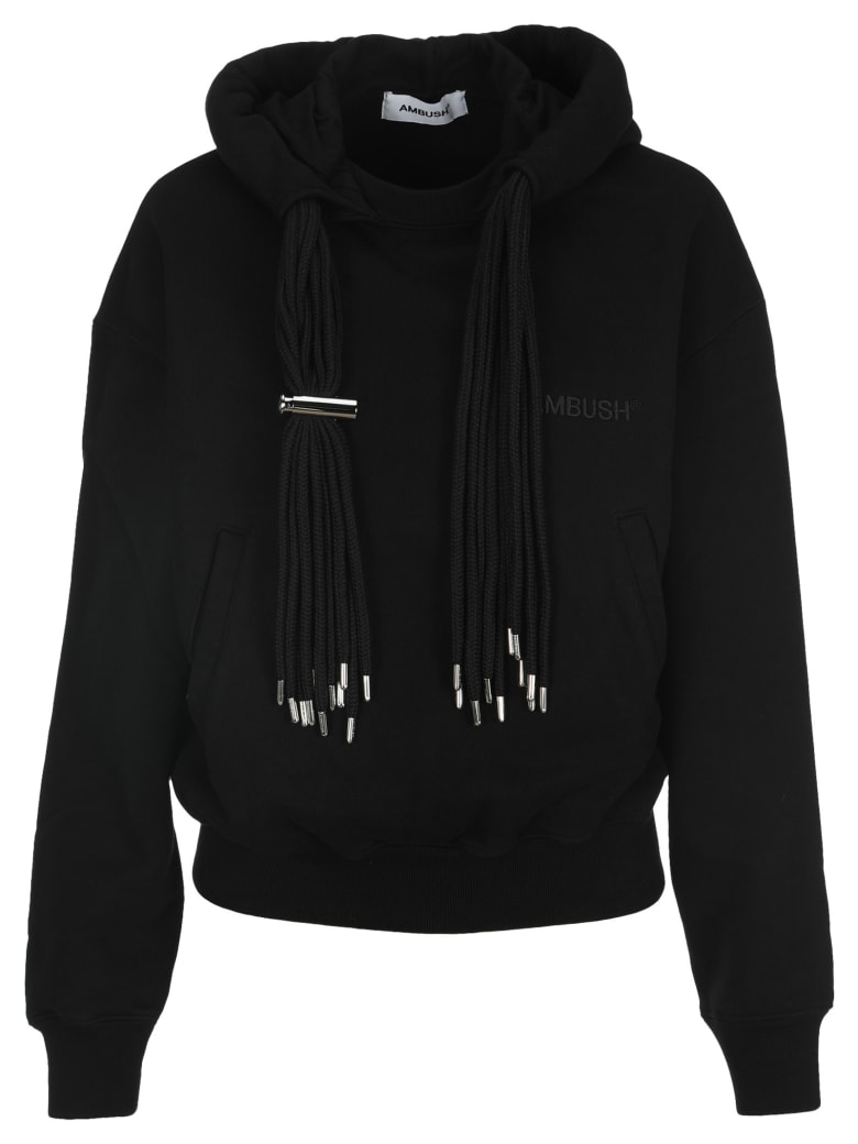 AMBUSH Multicord Box Hoodie - BLACK BLACK
