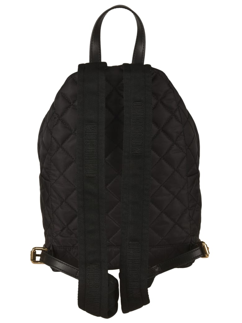 black quilted backpacks