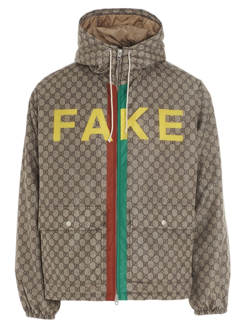 Gucci 'fake Not' Down Jacket | italist, ALWAYS LIKE A SALE