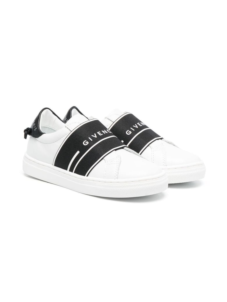 Givenchy Urban Street Sneakers With Black Band - White