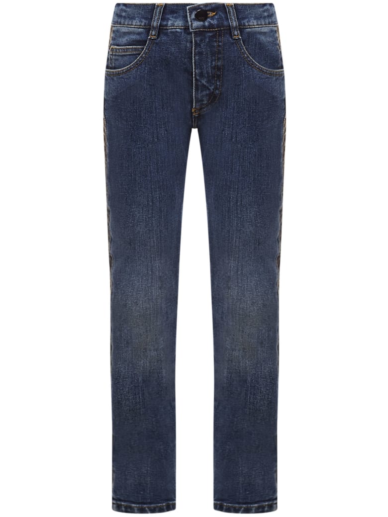 Fendi Kids Jeans - Blue