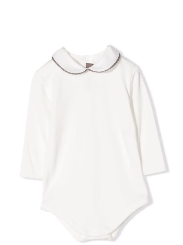 Little Bear Bodysuit With Collar - Latte-tortora