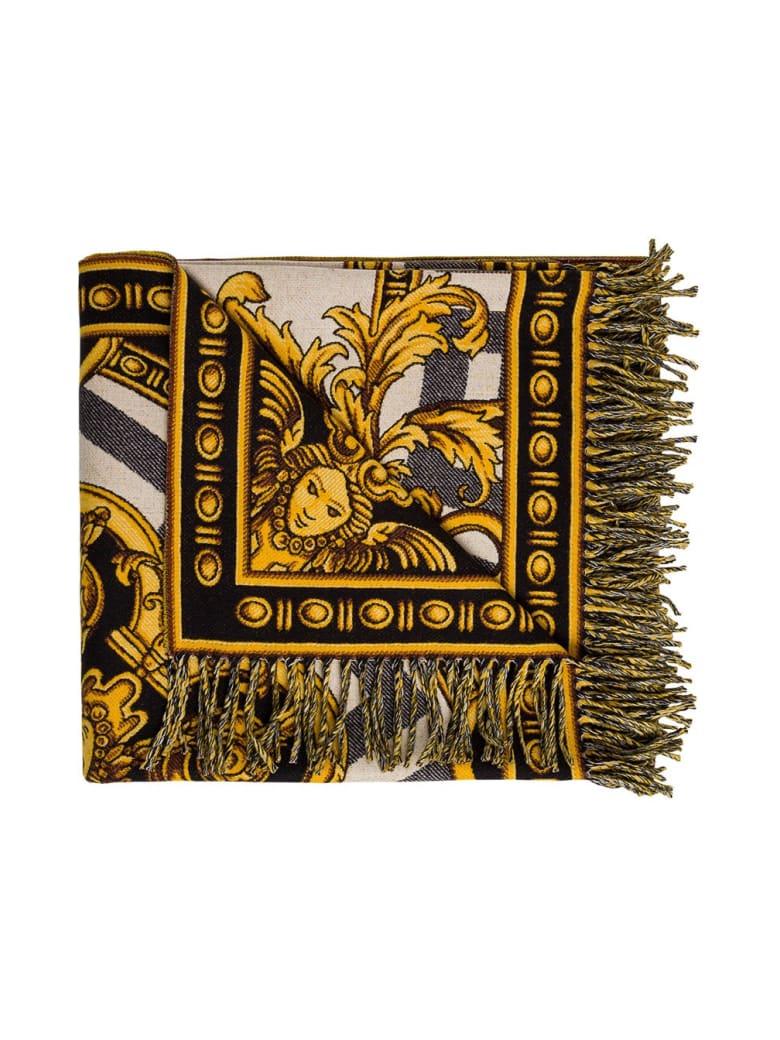 Versace La Coupe Des Dieux Wool Blanket - Multicolor