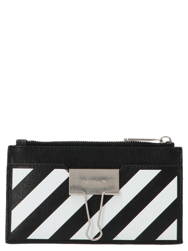 Off-White 'binder' Wallet - Black&White
