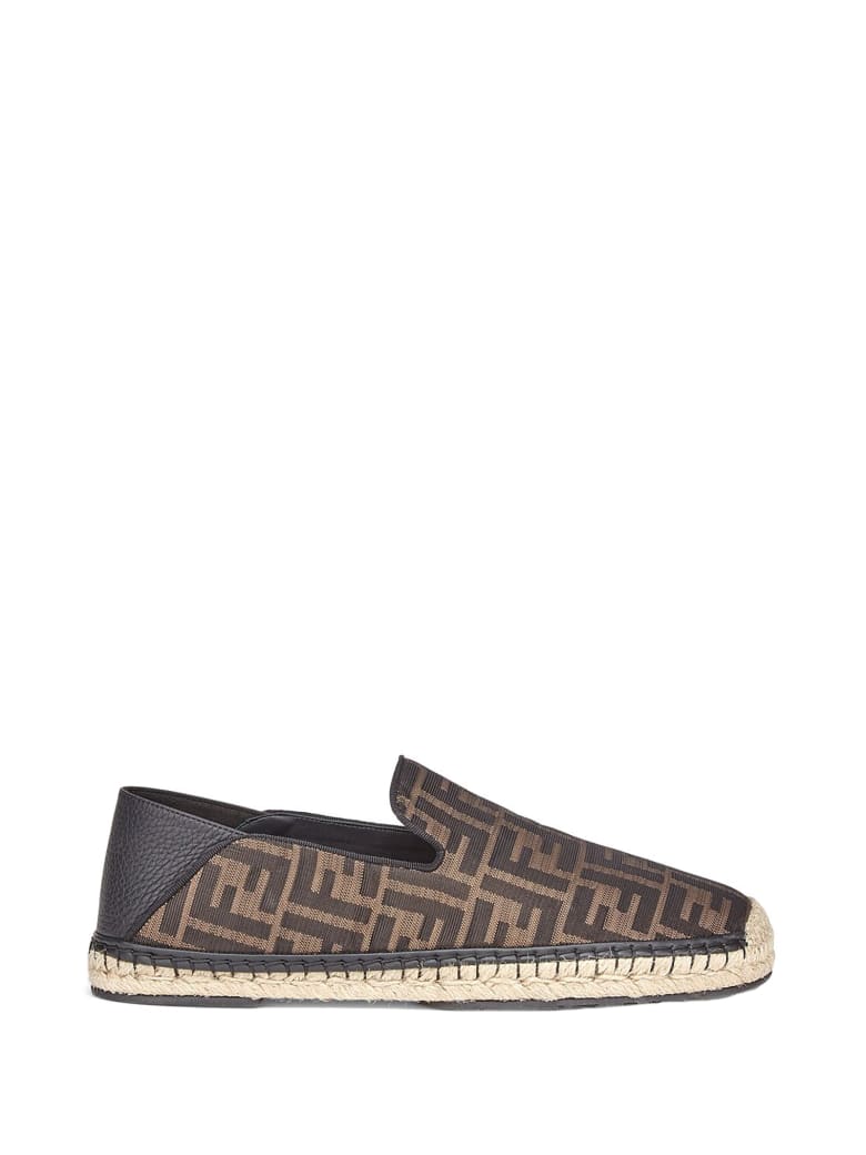 Fendi Fendi Ff Motif Epadrilles - MAYA NERO