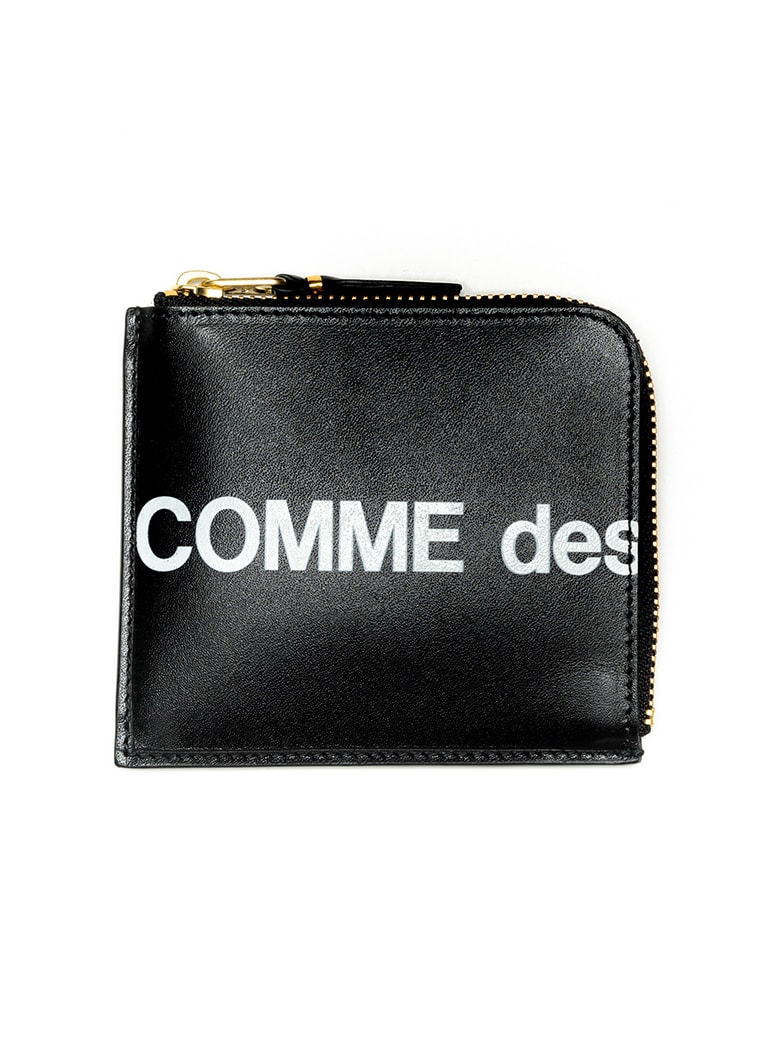 comme des garcons huge logo wallet