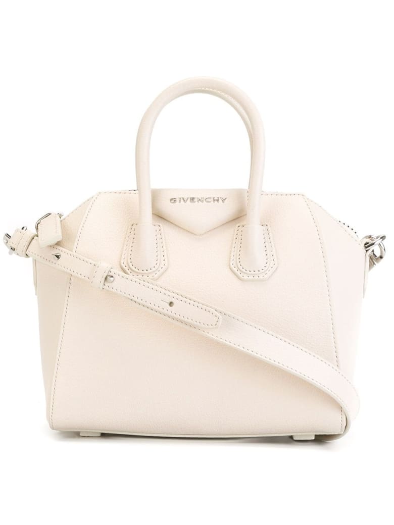Givenchy Mini Antigona Bag In Light Pink Grain Leather
