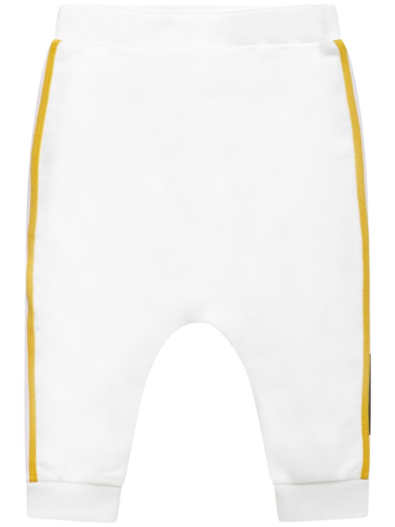 Fendi Kids Trousers - White