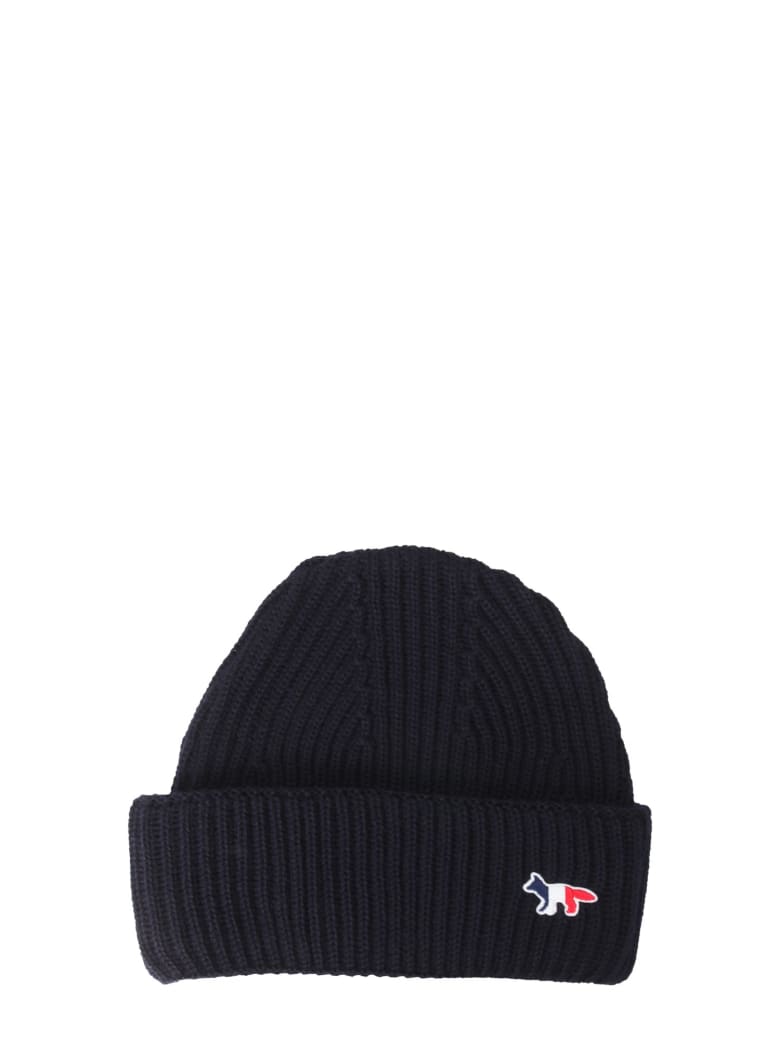 Maison Kitsuné Knitted Hat - BLU