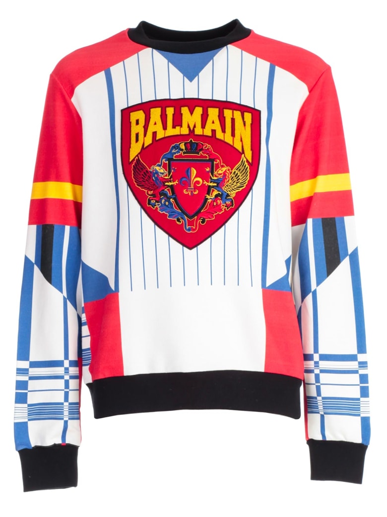 Balmain Logo Sweater | italist, ALWAYS LIKE A SALE