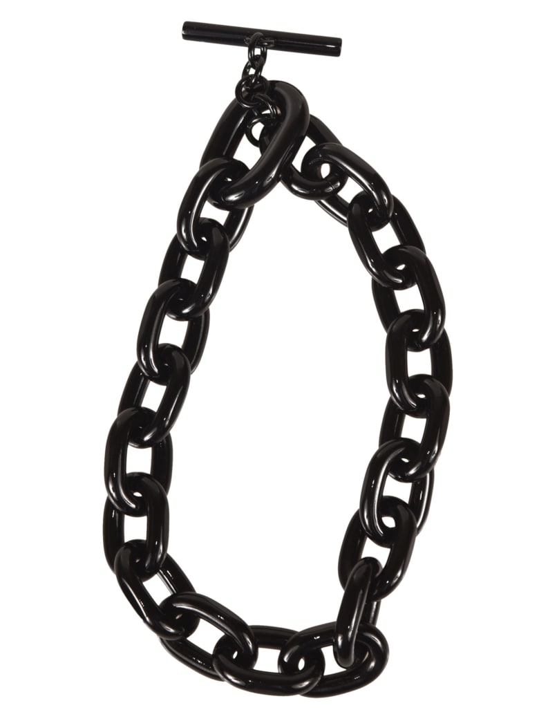 Paco Rabanne Chain Necklace - Black