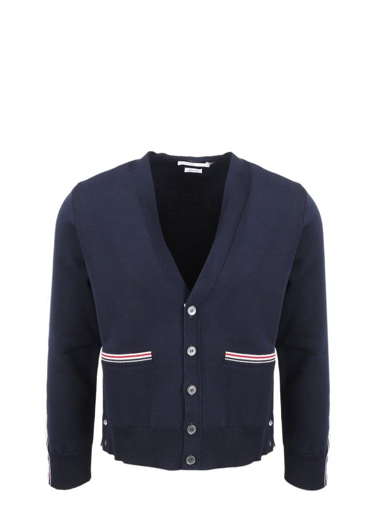 Thom Browne Milano Stitch Cardigan - Blue