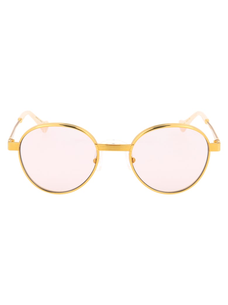 Gucci Gg0872s Sunglasses - 001 GOLD GOLD YELLOW