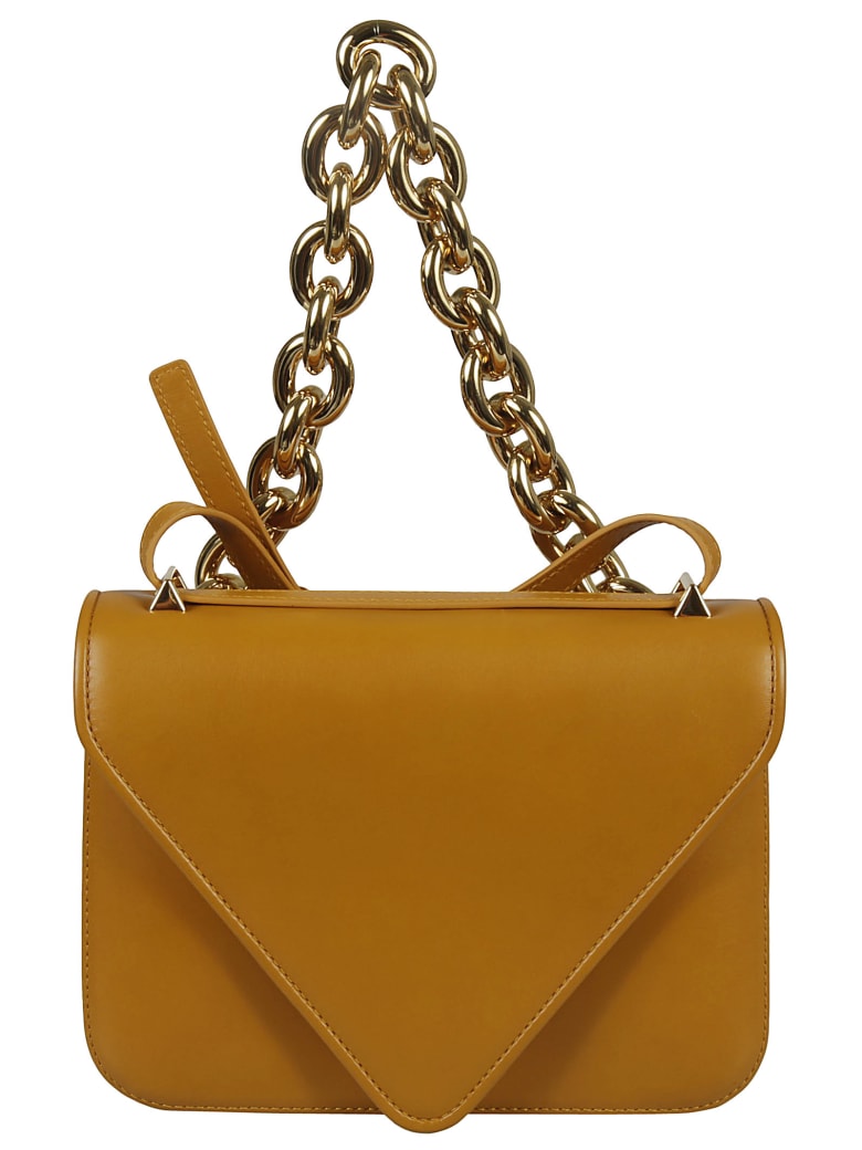 Bottega Veneta Envelope Shoulder Bag - Brown/Gold