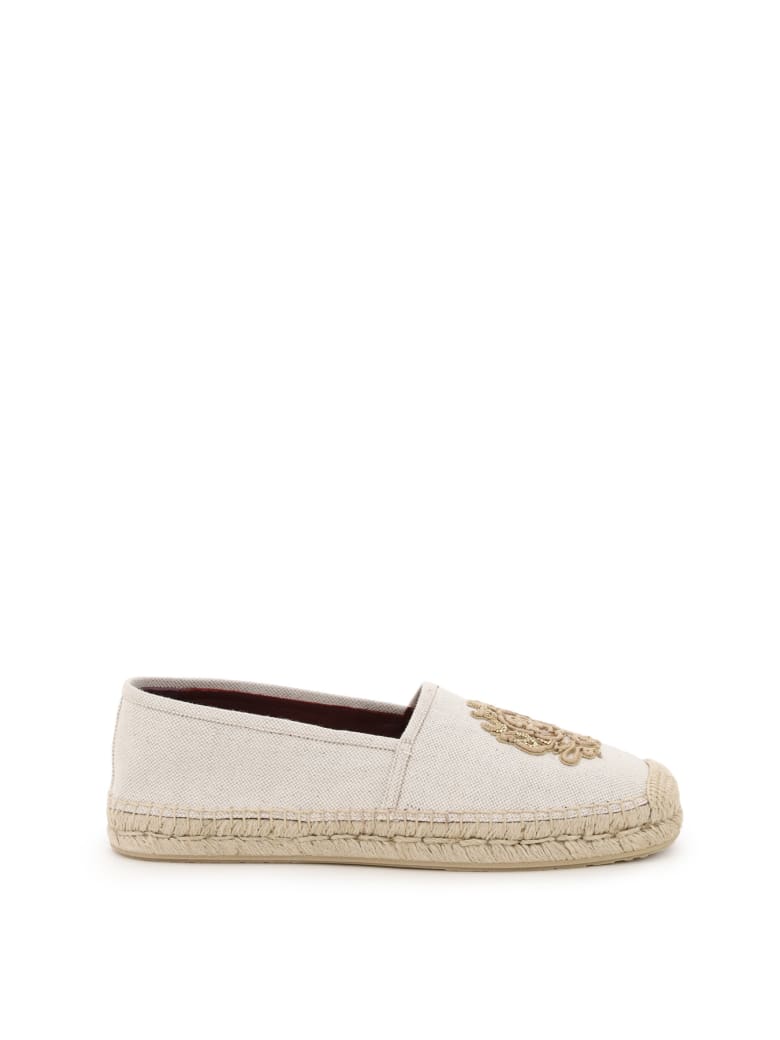 Dolce & Gabbana Boccaccio Espadrilles Dg Coat Of Arms - Corda