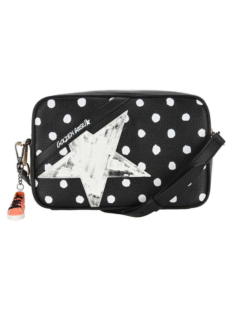 Golden Goose Black Polka-dot Print Shoulder Bag - BLACK