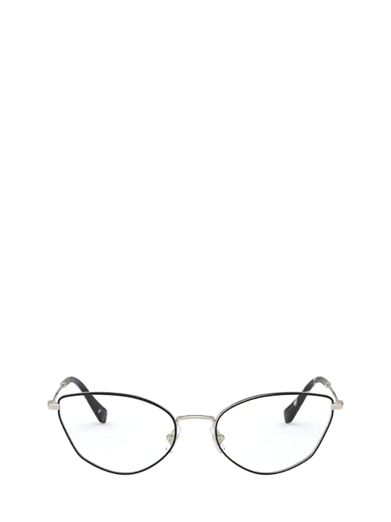 Miu Miu Miu Miu Mu 51sv Pale Gold / Black Glasses - PALE GOLD / BLACK