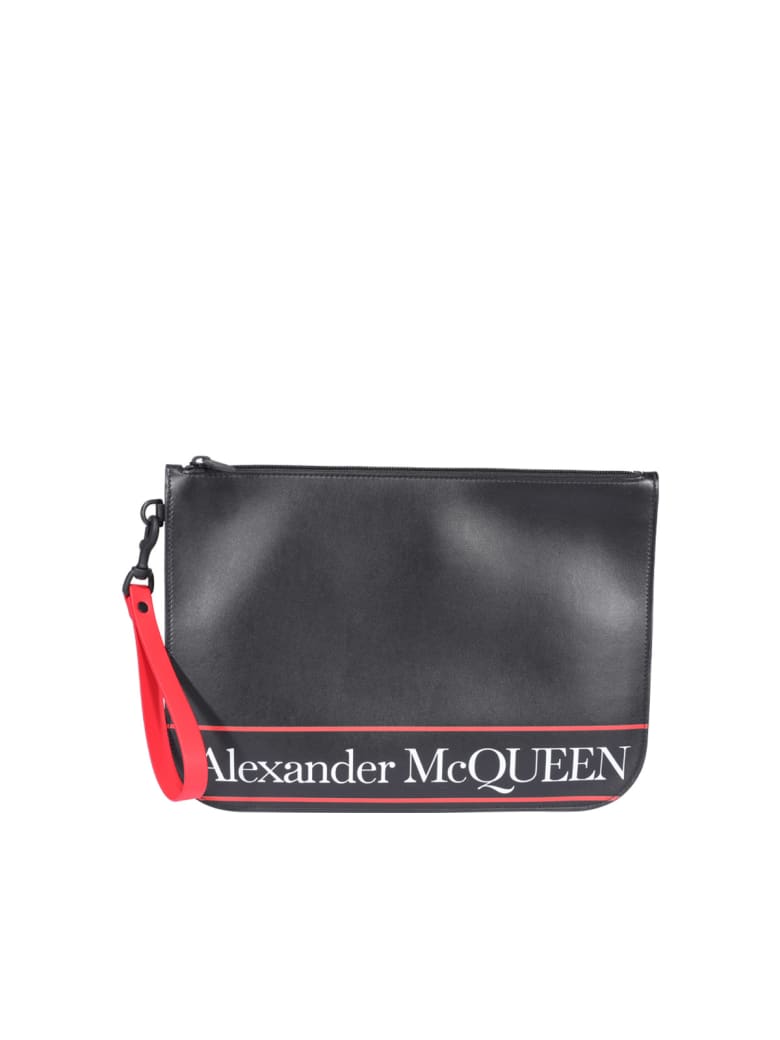 Alexander McQueen Logo Pouch - Black