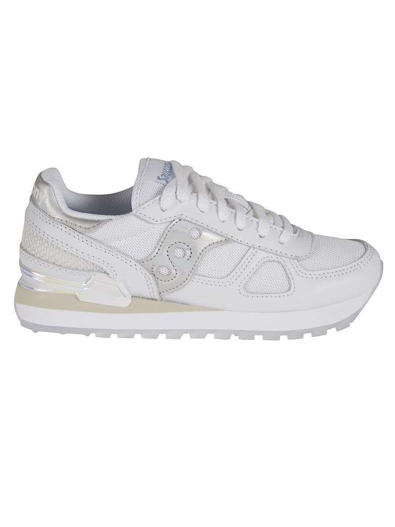 Saucony Shadow Original Sneakers - White/Iridescent