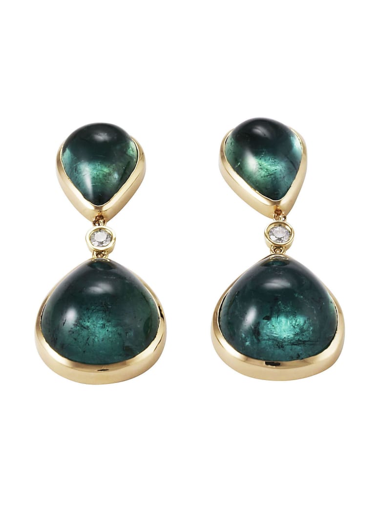 Lo Spazio Jewelry Lo Spazio Eden Rock Verde Earrings - Green