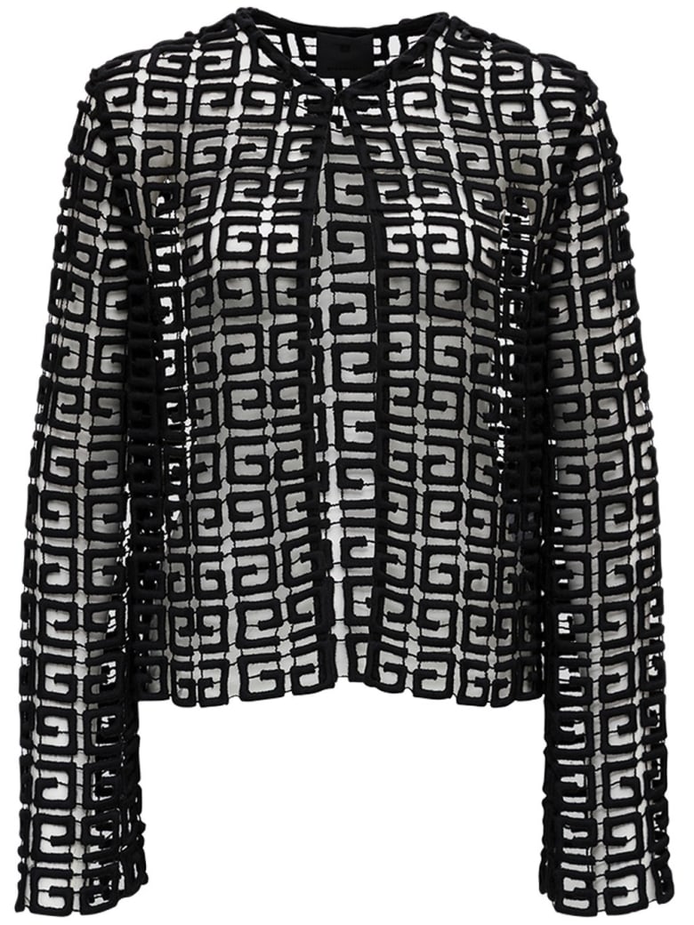 Givenchy Perforated 4g Jacket - Black