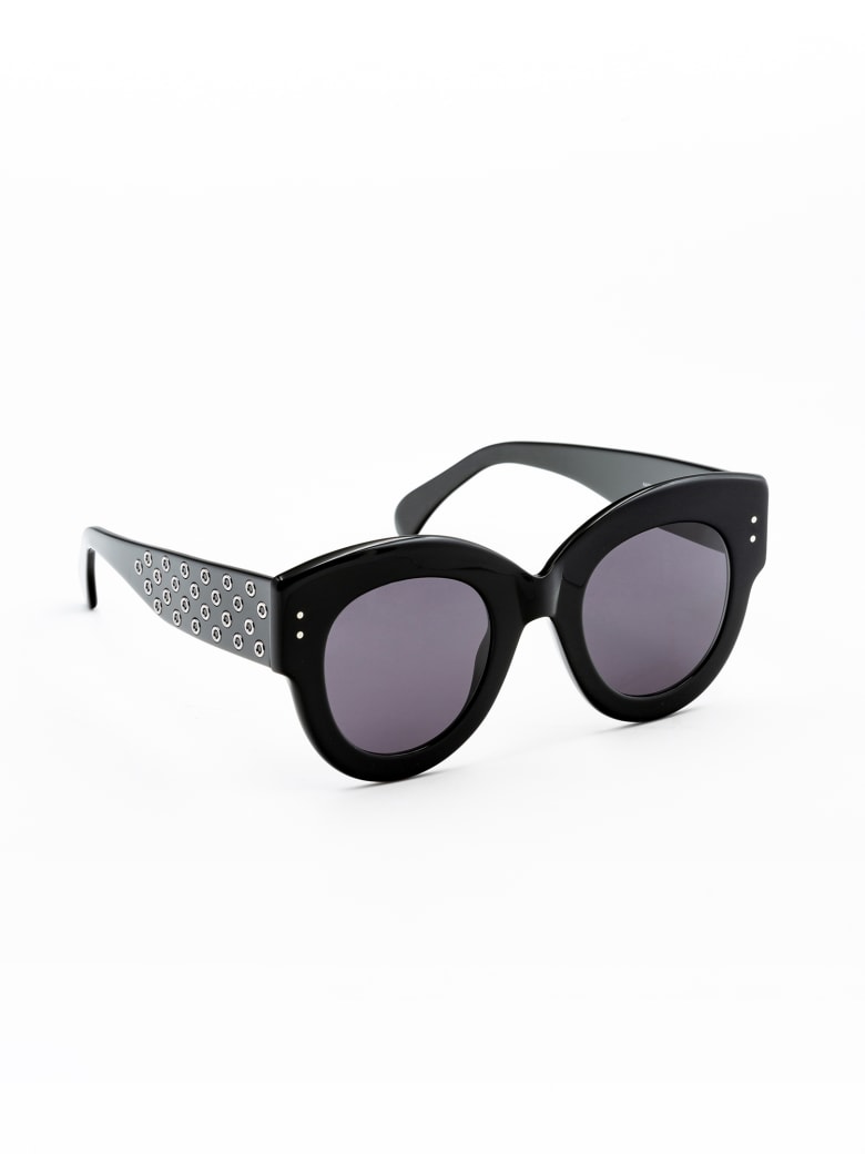 Alaia AA0028S Sunglasses - Black Black Grey