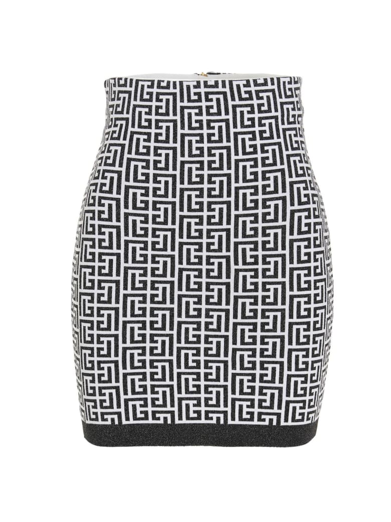Balmain Skirt - Bianco e Nero