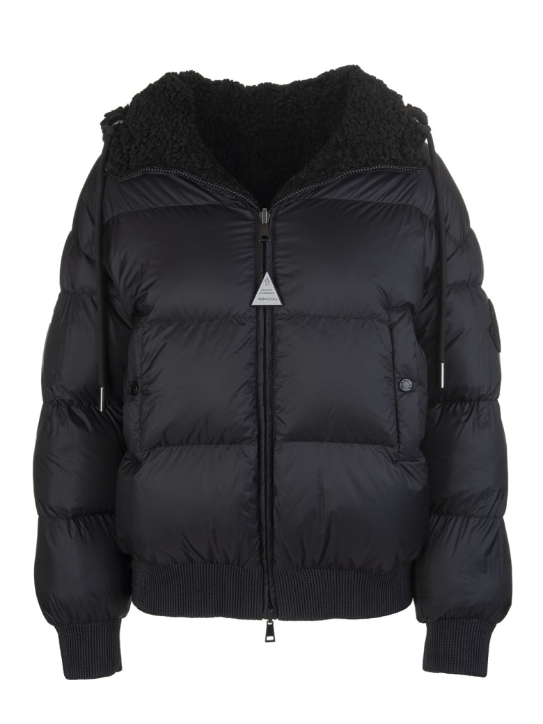 Moncler Black Reversible Teddy Woman Jacket | italist