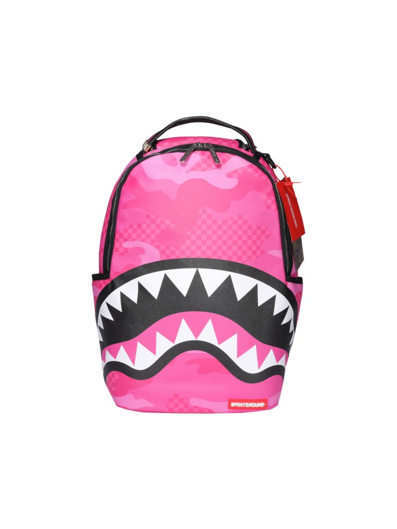 Sprayground Anime Camo Backpack - Pink